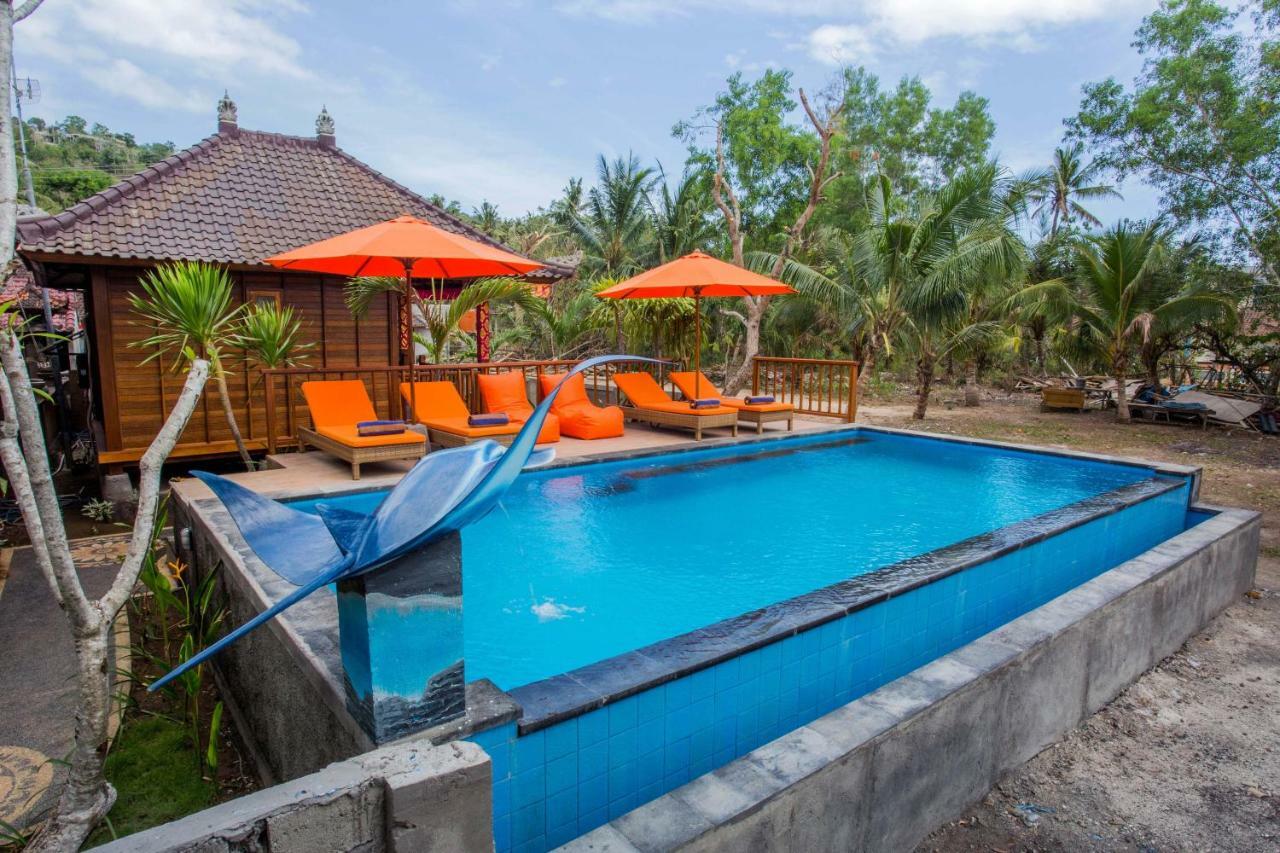 Sea Bridge Villa Ceningan Lembongan Exterior foto
